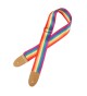 Mr Power Rainbow flag guitar strap
